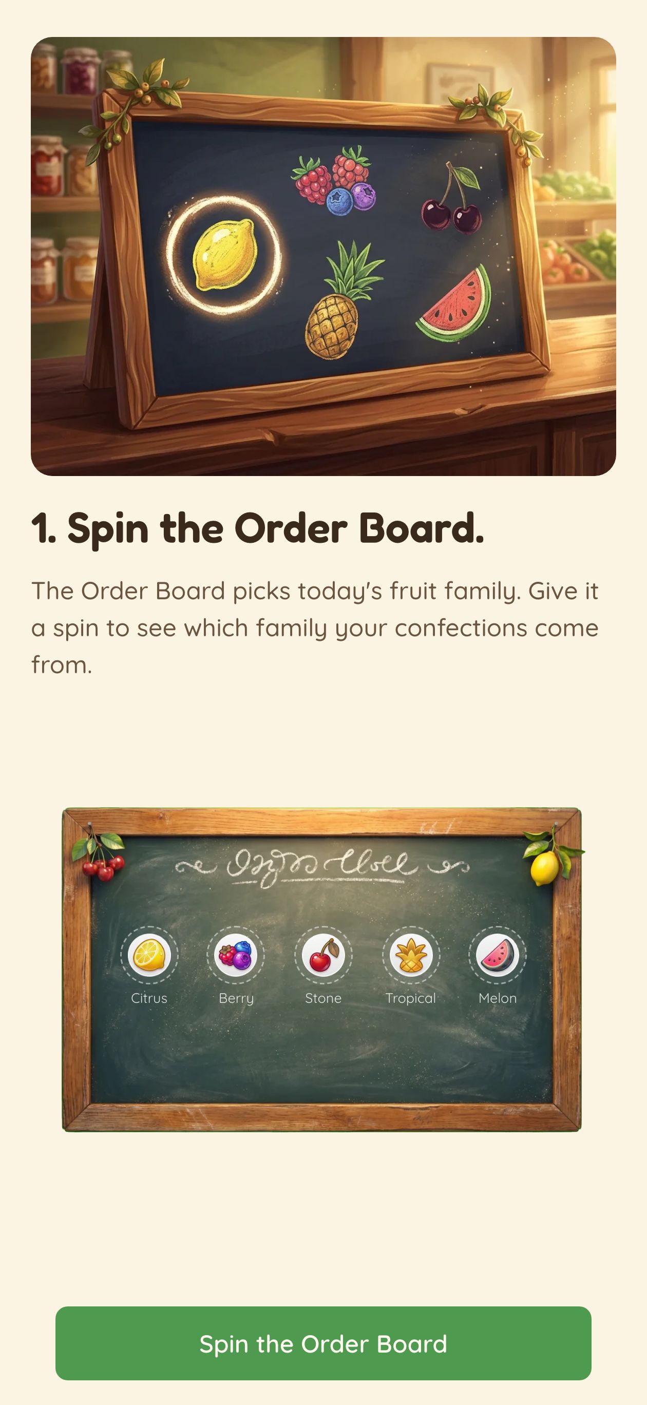 Order Board onboarding